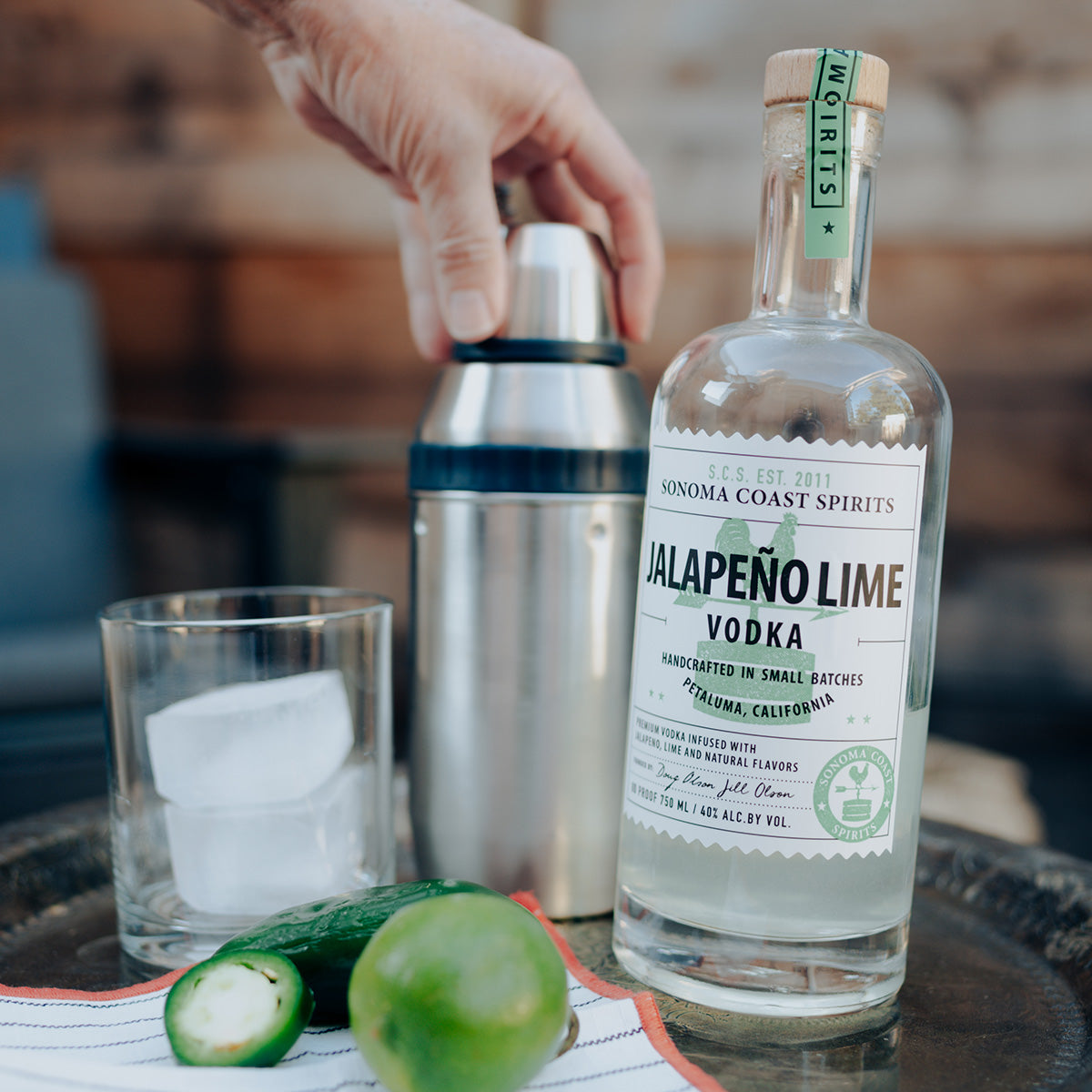 Jalapeno Lime Vodka Gimlet – Sonoma Coast Spirits