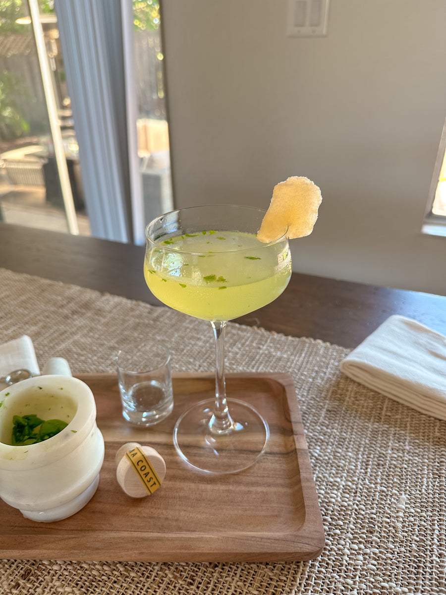 Ginger Basil (AKA Great F***ing Cocktail) Sonoma Coast Spirits