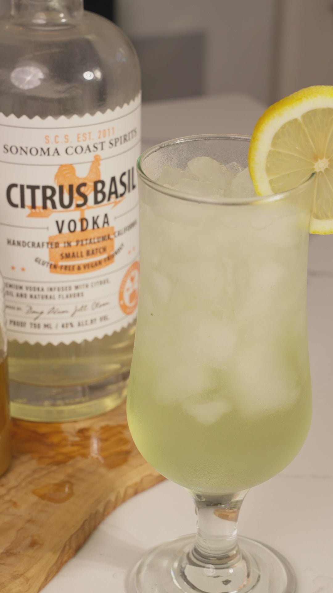 Citrus Basil Vodka