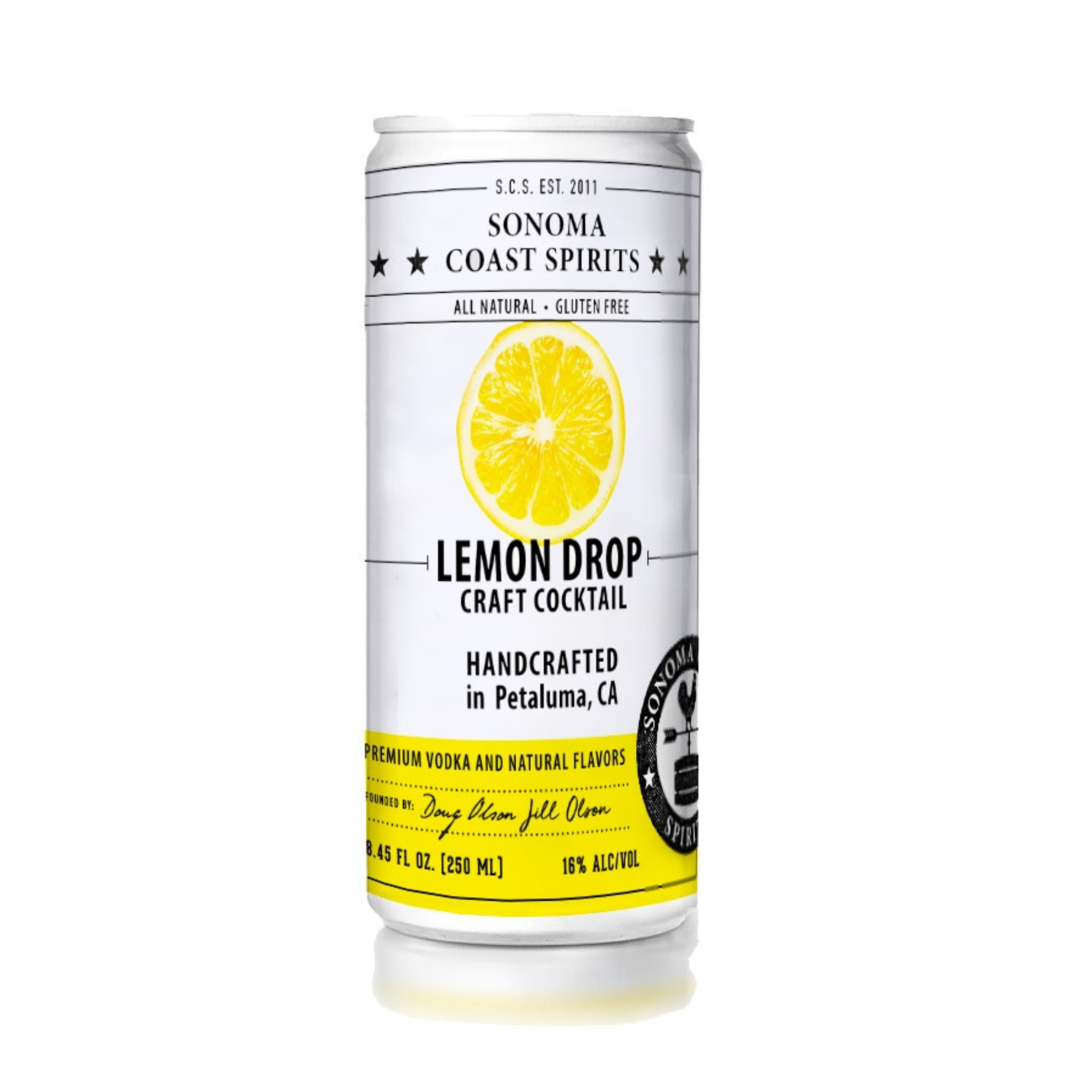 24oz All Over Print Shaker - Lemon Drop